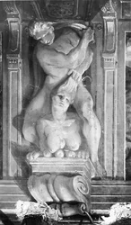 Krieger und Harpyie